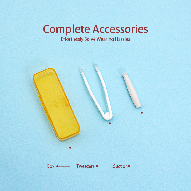 Reusable Colorful Polyester contact lenses inserter for Daily