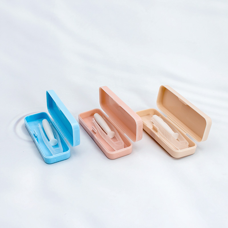 High Quality Pink Plastic contact lenses inserter for Home