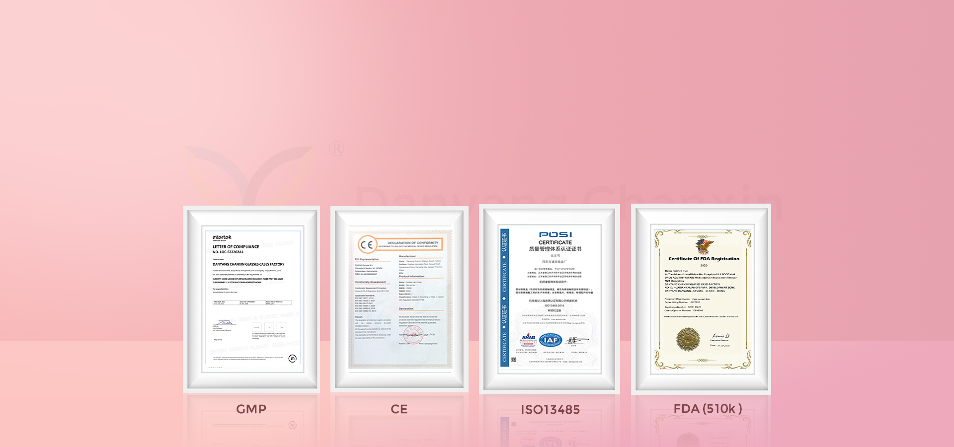 Certificates of Optical Case