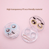 High transparent contact lens companion box
