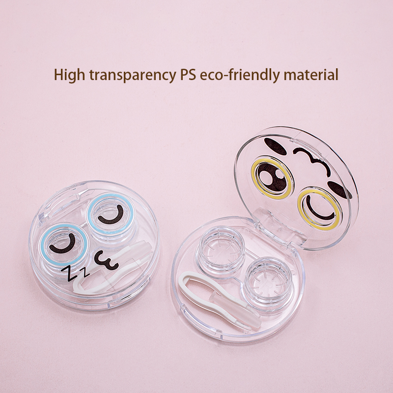 High transparent contact lens companion box