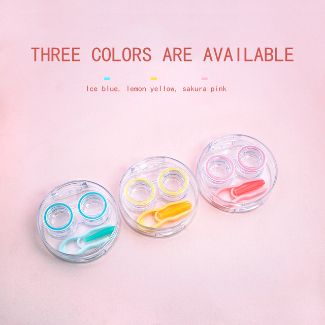 High transparent contact lens companion box