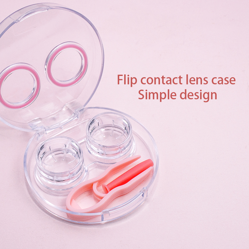High transparent contact lens companion box