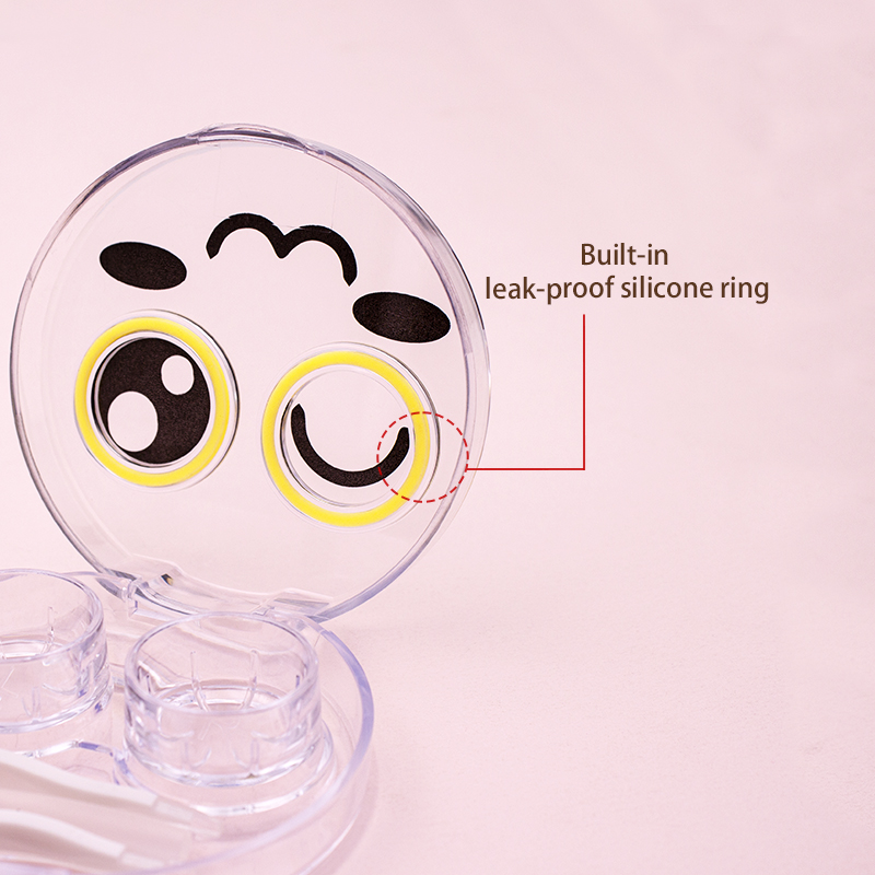 High transparent contact lens companion box
