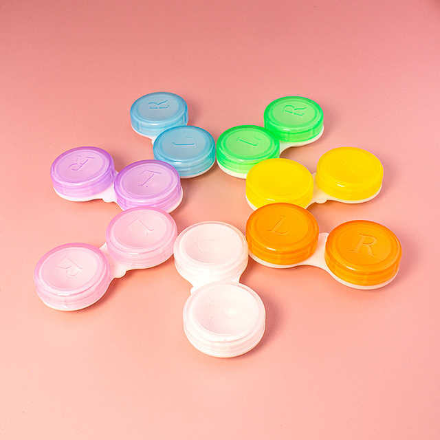 Leakproof Embossed Home Use Contact Lens Case