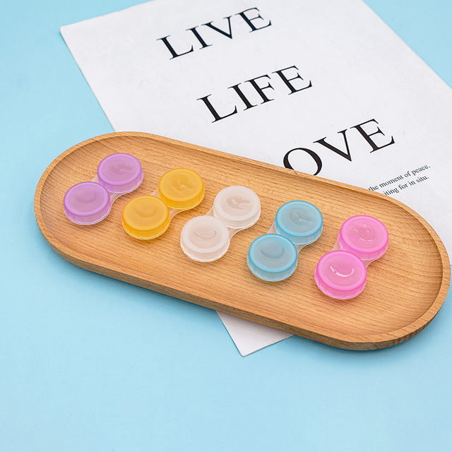 Lovely Colorful Home Use Contact Lens Case