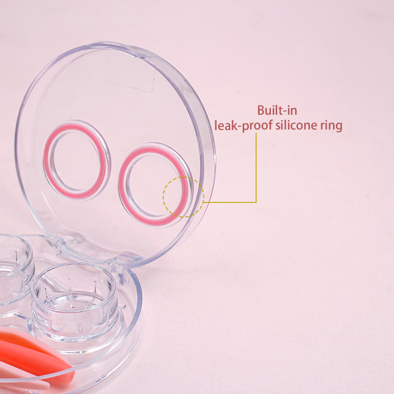 High transparent contact lens companion box