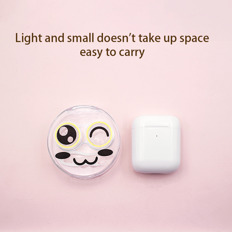 High transparent contact lens companion box