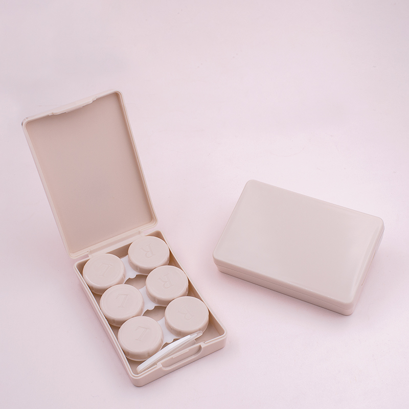 3pcs Contact Lens Box Waterproof Colorful Contact Lens Kit Protection Case