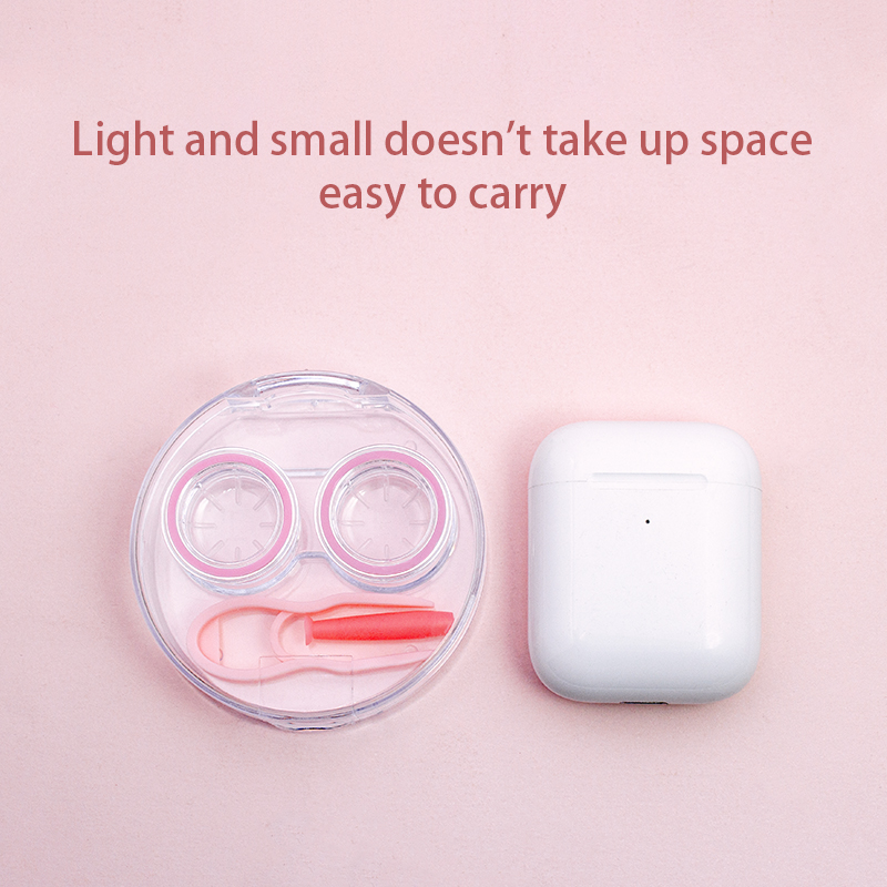 High transparent contact lens companion box