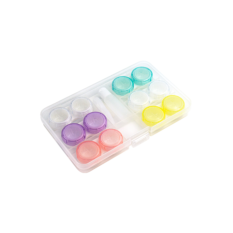 Shockproof Quicksand Contact Lens Kit Companion Case