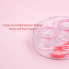 High transparent contact lens companion box