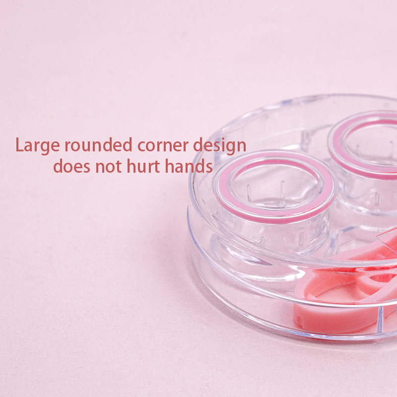 High transparent contact lens companion box