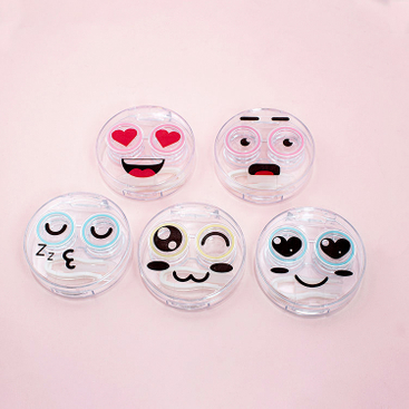 High transparent contact lens companion box